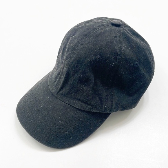 Solid black ball cap / hat - Picture 1 of 7